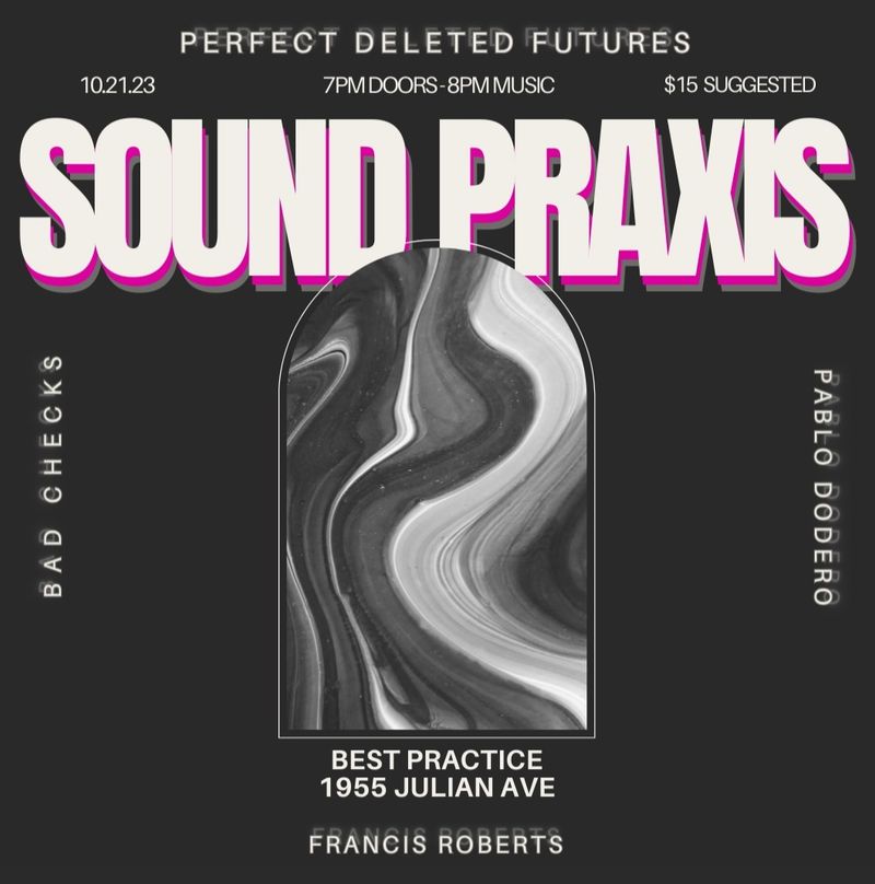 Sound Praxis 01 flyer