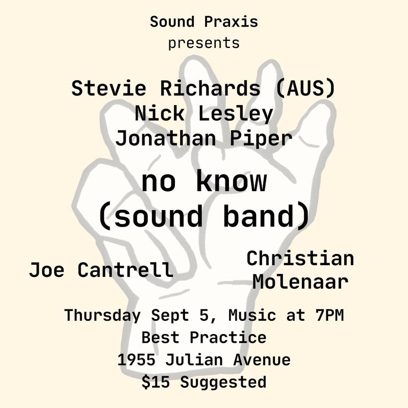 Sound Praxis 02 flyer