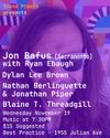 Sound Praxis presents: Jon Bafus poster